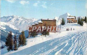 Postcard Modern Morzine (Haute Savoie) 1000 m alt The Pleney (altitude 1636 m)