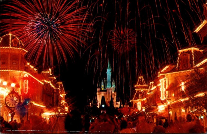 Florida Orlando Walt Disney World Magic Kingdom Fantasy In The Sky Fireworks