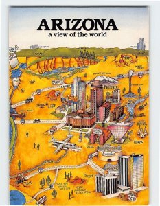 Postcard Arizona, a view of the world, Arizona