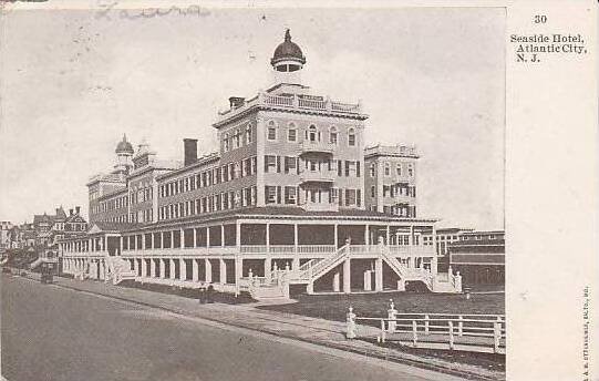 New Jersey Atlantic City Seaside Hotel 1908