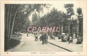 Old Postcard Vittel View in the Park