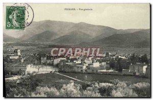 Postcard Old Pignans Vue Generale