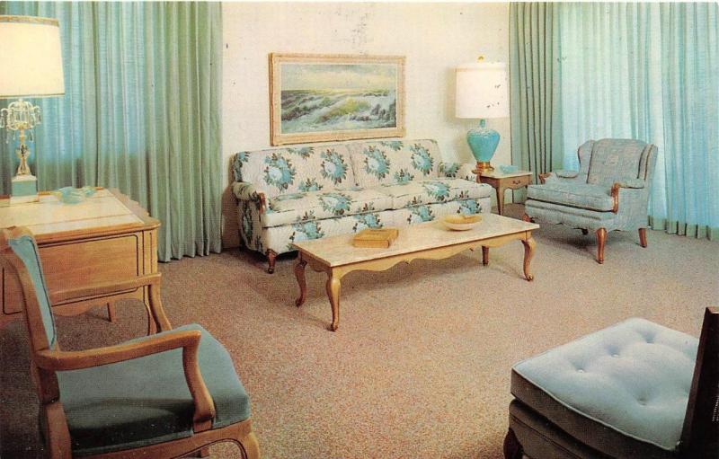 CULVER CITY, CA California MARYCREST MANOR~Lounge  NURSING HOME c1950sPostcard