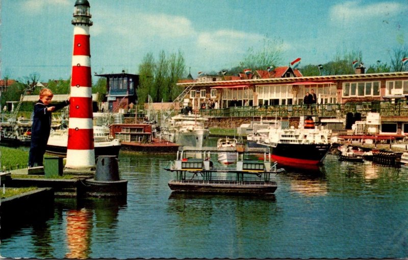 Netherlands Den Haag Miniature City Madurodam The Harbour General View