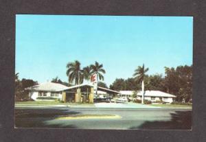 FLORIDA SARASOTA FL Royal Palms Motel Rt 41 POSTCARD PC