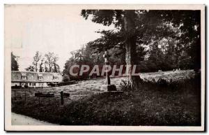 St Aubin sur Mer - Le Carrefour du Calvaire - Exclusive Petit Tabac Old Postcard