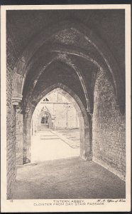 Wales Postcard - Tintern Abbey, Cloister From Day Stair Passage  BH6077