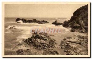 Postcard Old Port Vendres Cliffs