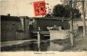 CPA PERONNE - Porte du Faubourg de Bretagne (514823)