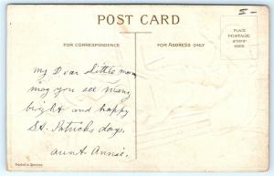Postcard St Patrick's Day St Patrick Was a Gentleman Ellen Clapsaddle c1908 A06