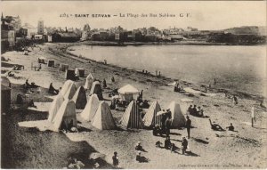 CPA SAINT-SERVAN-sur-MER La Plage des Bains Sablons (1251358)