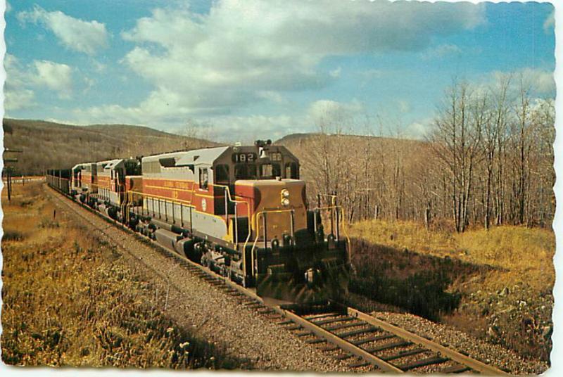  Postcard Canada Train Railroad Algoma Central Tour Free Shipping  # 2342A