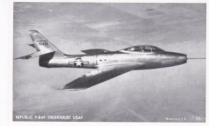 Military U S Air Force Republic F-84F Thunderjet