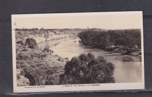 SOUTH AUSTRALIA,  VIEW OF THE MURRAY AT WAIKERIE, c1950 real photo ppc., unused.