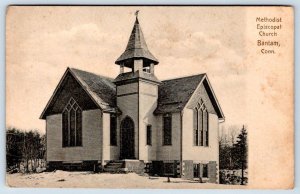 BANTAM CONNECTICUT*CT*METHODIST EPISCOPAL CHURCH*1910's ERA ANTIQUE POSTCARD