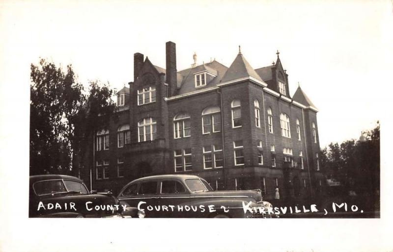 Kirksville Missouri Court House Real Photo Antique Postcard K28634