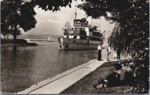 Hungary Siofok Beloiannisz Setahajo a Sio Torkolatnál  Vintage RPPC C169