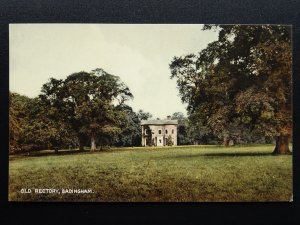 Suffolk BADINGHAM Old Rectory - Old Postcard