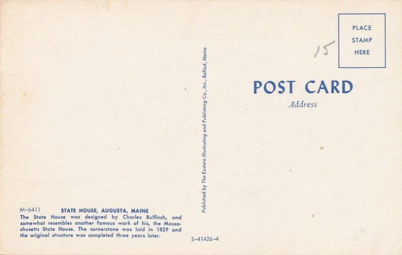 Augusta, Maine - State House designed by Charles Bulfinch