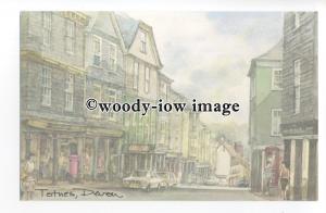 DS318 - Devon - Shops on the High St. at Totnes, Artist - David Skipp - Postcard