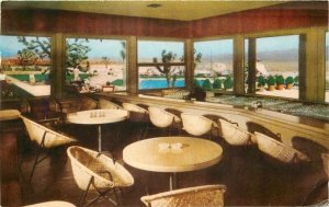 Apple Valley Inn roadside California Mojave Desert 1954 Postcard interior 6082