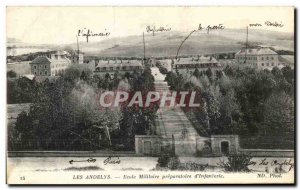 Old Postcard Les Andelys Preparatory Military School of Army & # 39Infanterie
