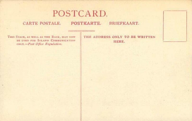 Forth Bridge, Edinburgh Scotland Postcard, First Major Steel Structure, Longest