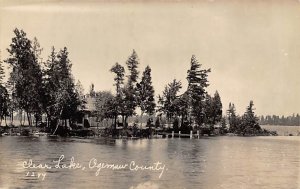 Clear Lake Ogemow County, Real Photo - Clear Lake, Michigan MI  