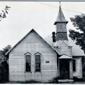 c1950s Oysterville, Wash. Baptist Church Built by R.H. Espy WA Postcard Vtg A133