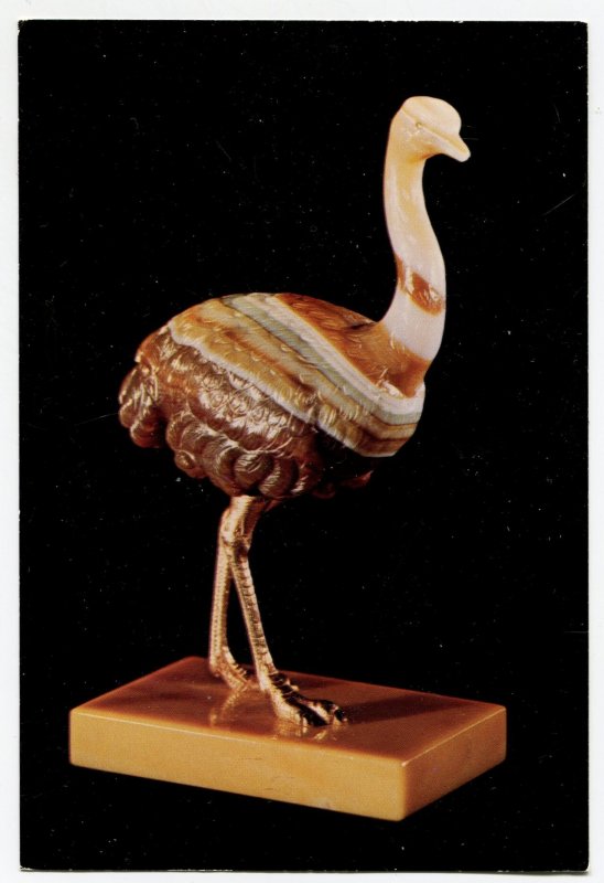 Peter Carl Faberge, Ostrich. Banded agate