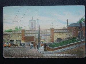 Kent CHATHAM The Viaduct c1906 Postcard by Thornton Bros 1037