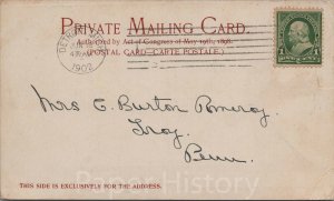 1902 The Water Front, Detroit Michigan Private Mailing Card