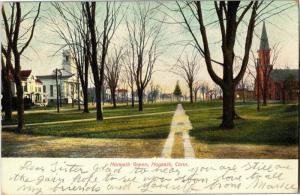 Norwalk Green, Norwalk CT c1907 UDB Vintage Postcard N18