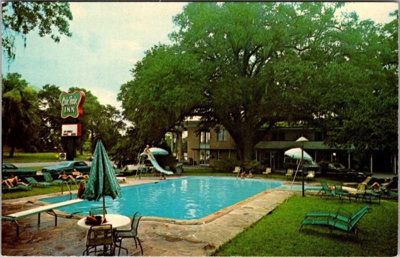 Vintage Postcard OAK PARK INN U.S. 17 at N. CITY LIMITS BRUNSWICK, GEORGIA JR5
