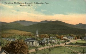 Gorham New Hampshire NH View from Mt Madison House Vintage Postcard