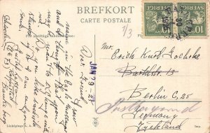 L147 Sweden 1925 Linkoping Sit Larsgatan vintage postcard