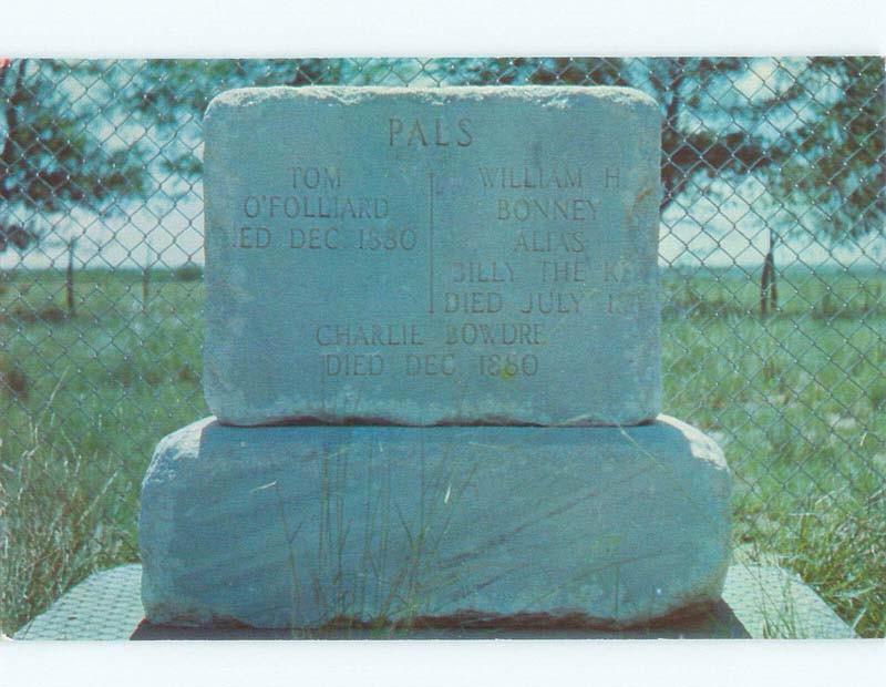 Pre-1980 BILLY THE KID GRAVE Fort Sumner - Near Clovis NM E3133-12