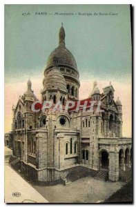 Postcard Old Paris Montmartre Basilique du Sacre Coeur