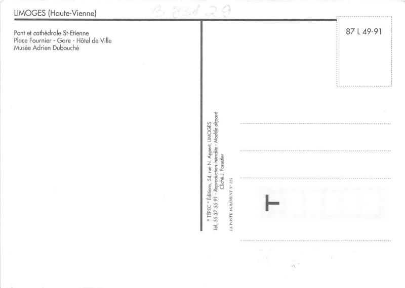 B83129 limoges multi views    france