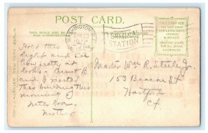 1914 HTL Hold to Light US War State Navy Departments Washington DC Postcard