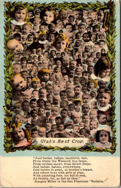 PC Utah's Best Crop Faces of Babies and Young Children Poem by Joaquin Miller