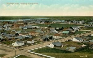 Vintage Postcard; Town View, Macleod, Alberta Canada looking Northeast unposted