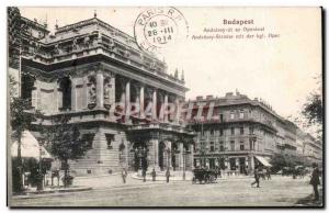 Old Postcard Budapest Andrassy ut Az Operaval Hungary