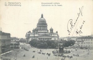 Russia Saint Petersburg St. Isaac's Cathedral 1908 