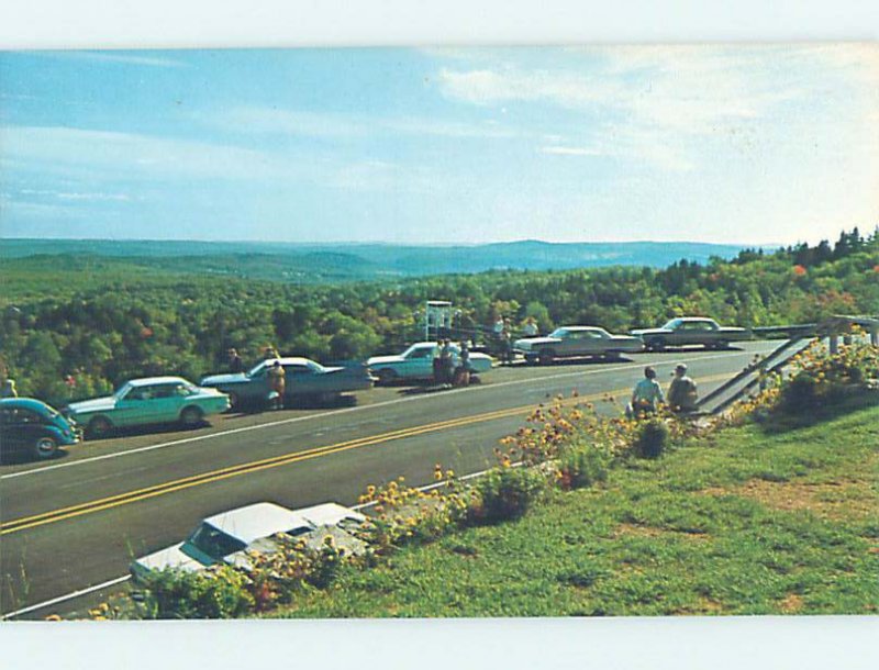 Pre-1980 OLD CARS AT SCENIC OVERLOOK Marlboro - Near Brattleboro VT AD2832