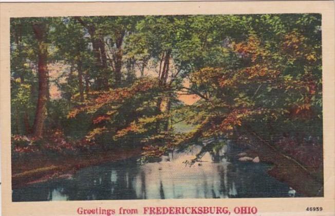 Ohio Greetings From Fredericksburg