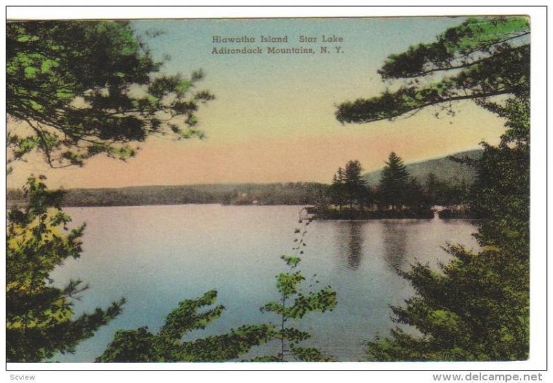 ADIRONDACK MOUNTAINS ,Hiawatha Island , Star Lake , New York , 00-10s