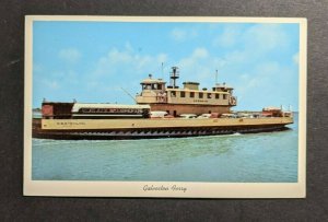 Mint Vintage Galveston Ferry Port Arthur Texas Picture Postcard