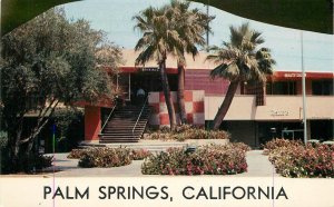 Postcard California Palm Springs Shopping Cocktails Salon 1950s Columbia 23-5926
