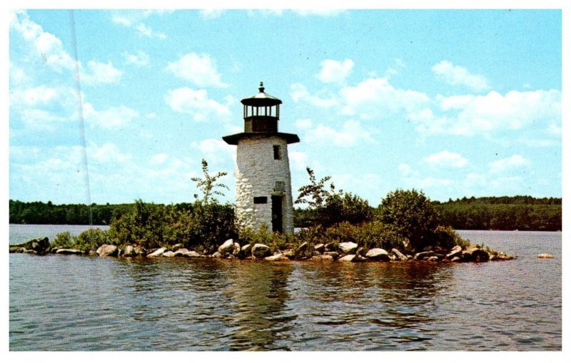 Maine  Lake Cobbosseecontee , Lighthouse